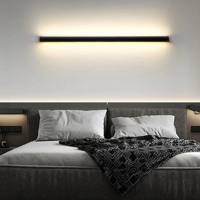 Modern Black LED Wall Lamp - Stylish Illumination for Dining Room and Living Room