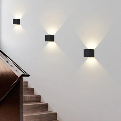 Litu LED Intelligent Motion Sensor Wall Lamp - 6W USB Rechargeable for Bedroom, Corridor, Night Lighting