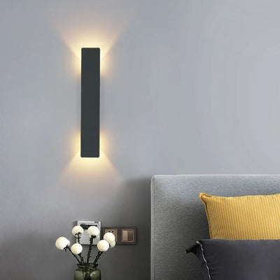 Sleek LED Indoor/Outdoor Wall Lamps - Stylish Illumination for Garden and Any Space