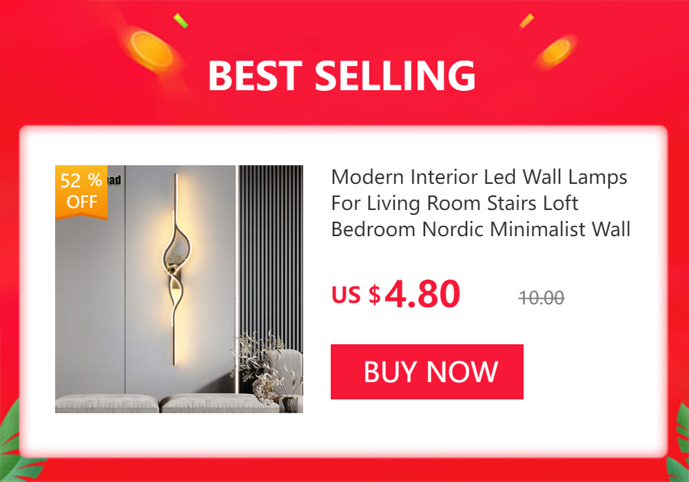 Modern LED Bedside Wall Lamp for Living Room, Bedroom, Stairs, TV Background - Minimalist Interior Wall Light