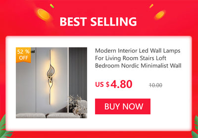 Modern LED Bedside Wall Lamp for Living Room, Bedroom, Stairs, TV Background - Minimalist Interior Wall Light