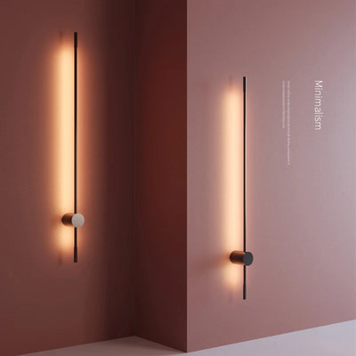 Nordic Minimalist Long Wall Lamp Modern LED Wall Light Indoor Living Room Bedroom LED Bedside Lamp Home Decor Lighting Fixtures