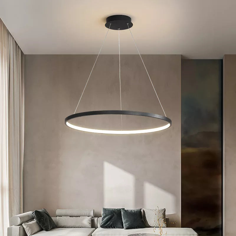 Elevate Your Space with Modern Minimalist Style: The Ring Pendant Lamp