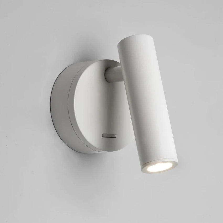 Modern LED Wall Lamp with Switch - Interior Brass Wall Light for Bedside Reading