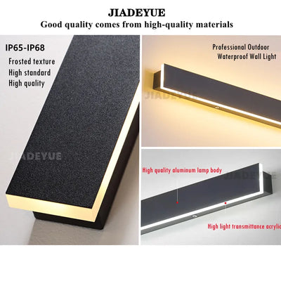 Waterproof LED Long Wall Light – Versatile Indoor & Outdoor Lighting Solution