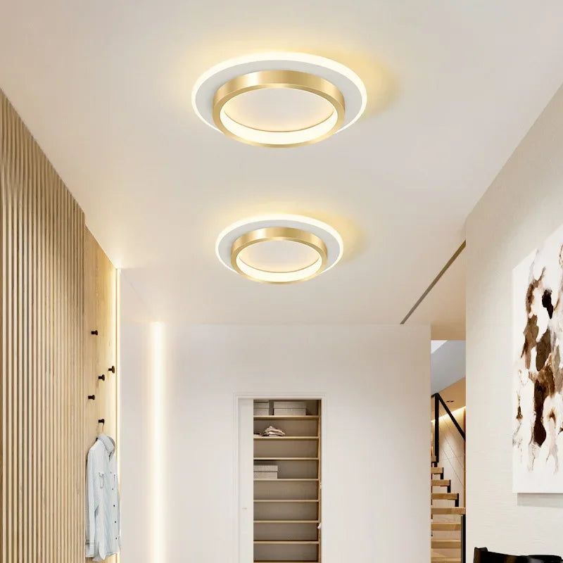 Modern Square LED Ceiling Light For Living Room Stair Aisle Cloakroom Hallway Bedroom Ceiling Light