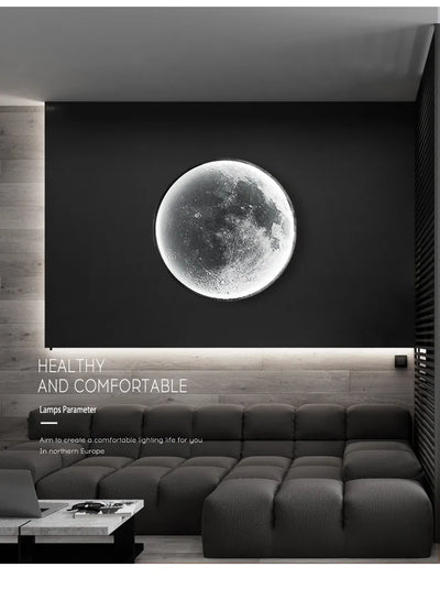 Moon Wall Lamp – Modern Artful Illumination for Your Space