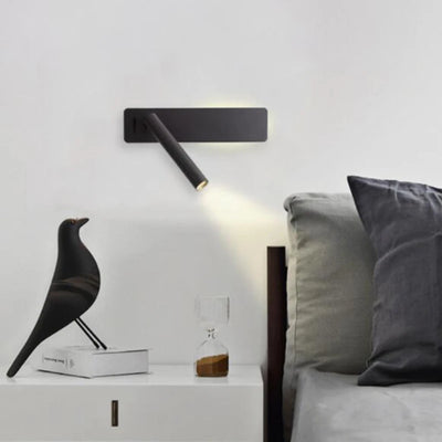 Contemporary LED Wall Lamp Reading Light - Rotation Bedside Sconce with Spot LED Light