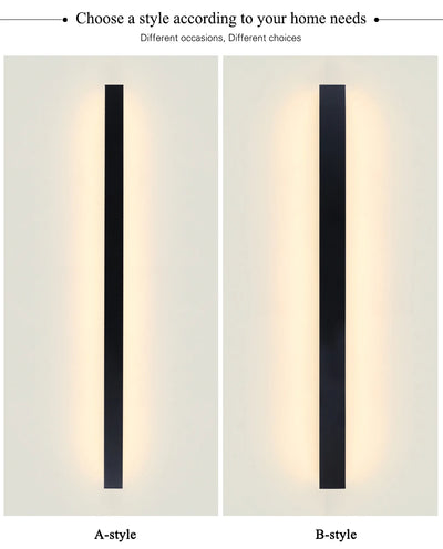 Illuminate Your Space with Modern Long Strip LED Wall Lamp Sconce indo Decor