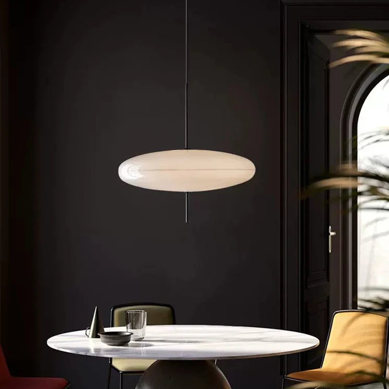 Modern Flying Saucer Pendant Lights: LED Minimalist Design for Restaurants, Studies, Living Rooms