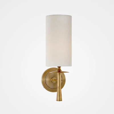 American Village Modern Copper Wall Lamp - Elegant Art Deco Sconce for Living Room and Bedroom