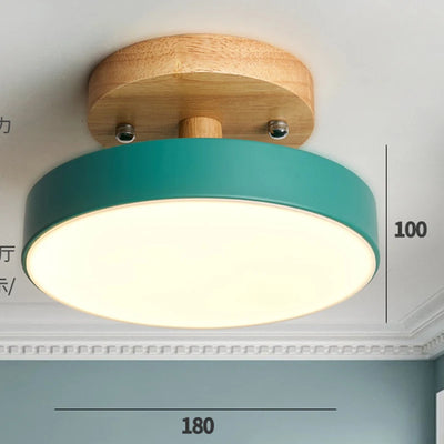 Nordic Macaron Corridor Light: Simple Modern Ceiling Light for Balcony Entrance, Hallway