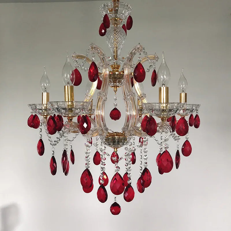 European Style Crystal Chandelier for Living Room, Dining Room, and Bedroom