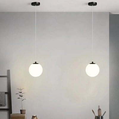 Modern Glass LED Pendant Lights: Nordic Gold Chandelier Fixtures for Dining Room, Bedroom, Indoor Restaurant, Bar Decor