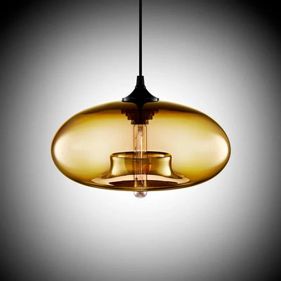 Nordic Creative Loft Glass Pendant Lamps - Industrial Elegance for Kitchen and Restaurant