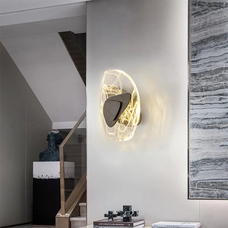 Luxury Crystal Wall Lamp for Bedroom Bedside Decoration for Living Room, Bedroom Lighting Fixture