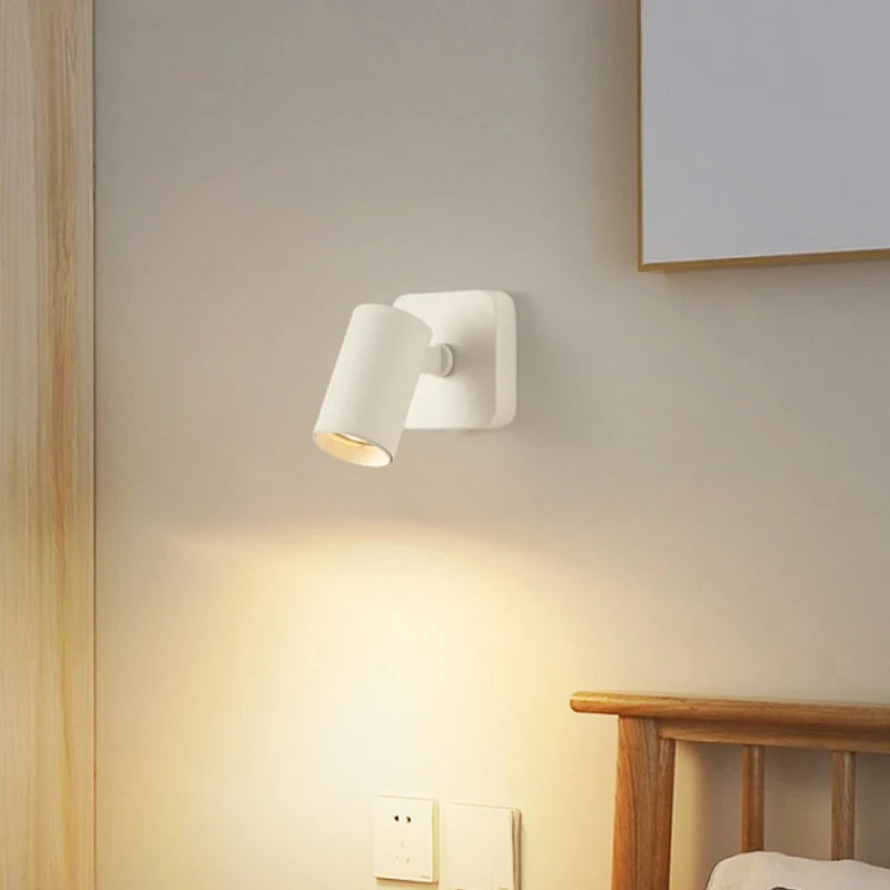 Modern Wall Lamp: Creative, Simple Rotation for Bedside, Bedroom, Hallway, Living Room, Balcony