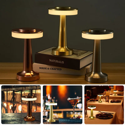 Touch LED Charging Table Lamp - Creative Dining, Hotel, Bar, Coffee Table, Outdoor Night Light