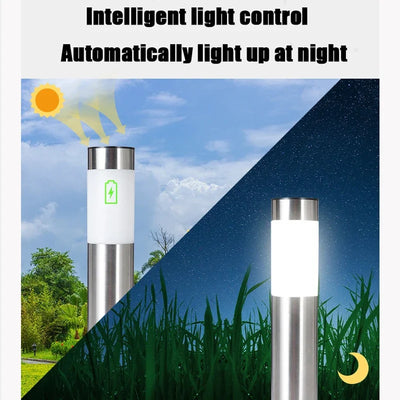 Waterproof Solar Garden Pathway Lights - LED Landscape Lamp for Yard, Patio, and Driveway