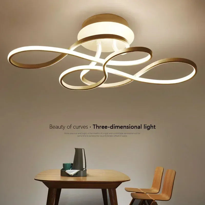 Contemporary LED Chandelier Ceiling Lamp for Home Interior Decor