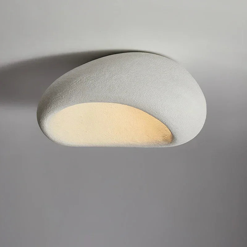 Nordic Minimalist Wabi Sabi Chandelier – Cream Style Ceiling Light