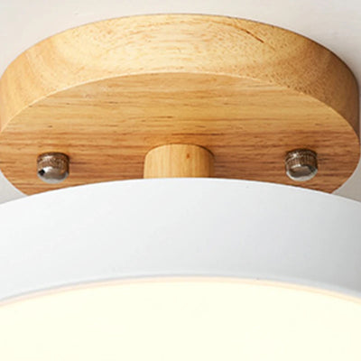 Nordic Macaron Corridor Light: Simple Modern Ceiling Light for Balcony Entrance, Hallway