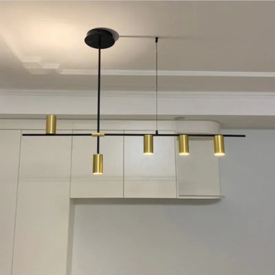 Nordic Modern Chandelier: Longer Black Pendant Lights Perfect for Dining Table, Kitchen Bar - Stylish Suspension Decor