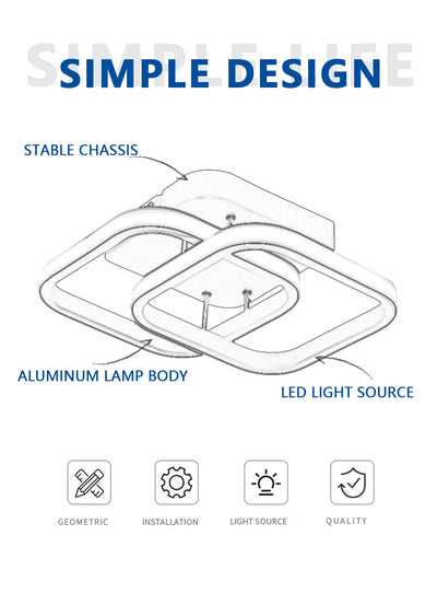 IRALAN LED Ceiling Light – Modern Corridor and Balcony Lamp