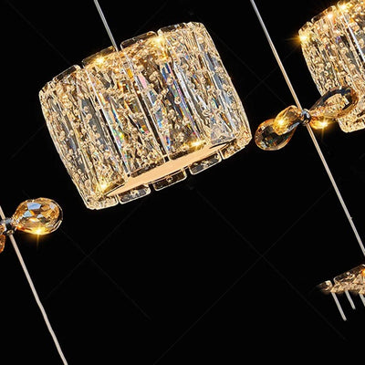 Modern LED Crystal Chandelier: Luxury Light with Modern Efficiency