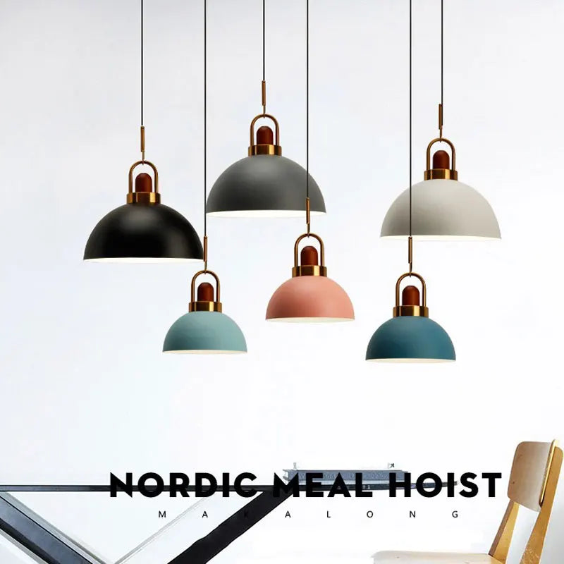 Nordic Pendant Light E27 LED Lustre Chandeliers Pendant Lamp for Living Room, Dining Room, Kitchen, Restaurant