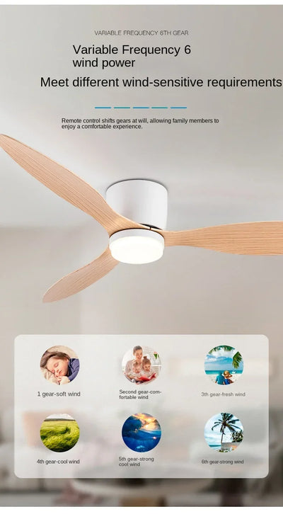 Modern LED Ceiling Fan Light – Stylish Efficiency for Your Home