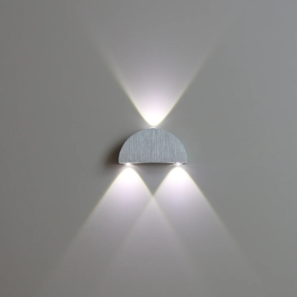 Modern 3W LED Up and Down Wall Lamps - Illuminate Your Living Spaces with Simplicity