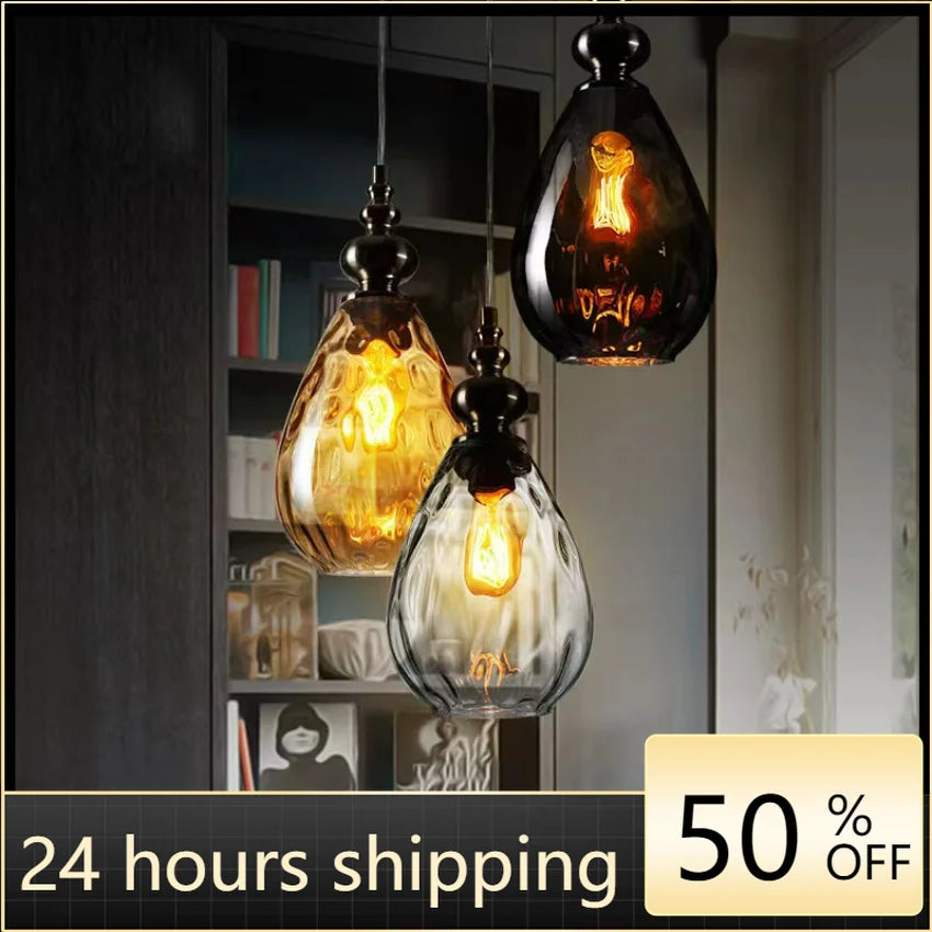 Modern Retro Glass Pendant Lighting - Enhance Your Space with Timeless Elegance