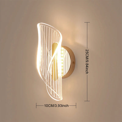 Gold Nordic Style LED Wall Lights: Indoor Lighting for Home, Bathroom, Hotel, Living Room