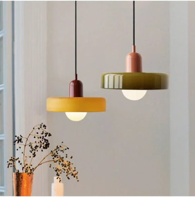 Modern Glass Pendant Lights - Illuminate Your Space with Vibrant Elegance