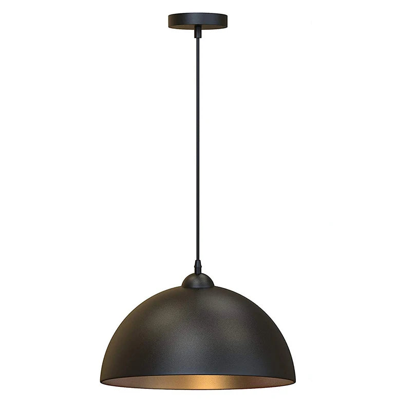 Retro Industrial Black Ceiling Pendant Lamp for Restaurant, Dining Room, Table Bar - Decorative Pendant Light