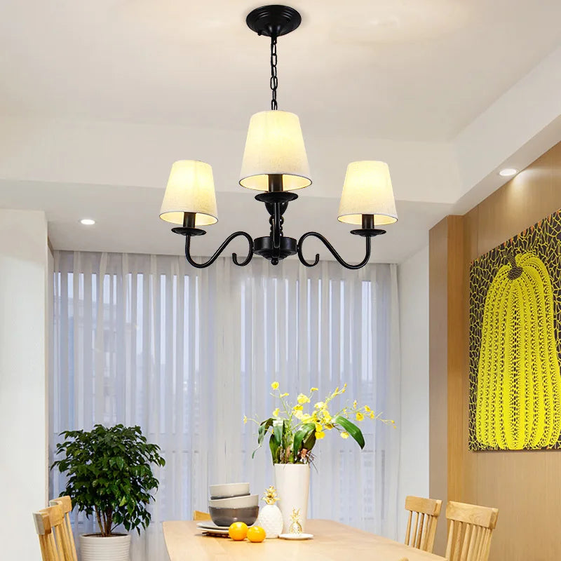 Nordic Fabric Chandeliers – Stylish Pendant Lamp for Home Decor