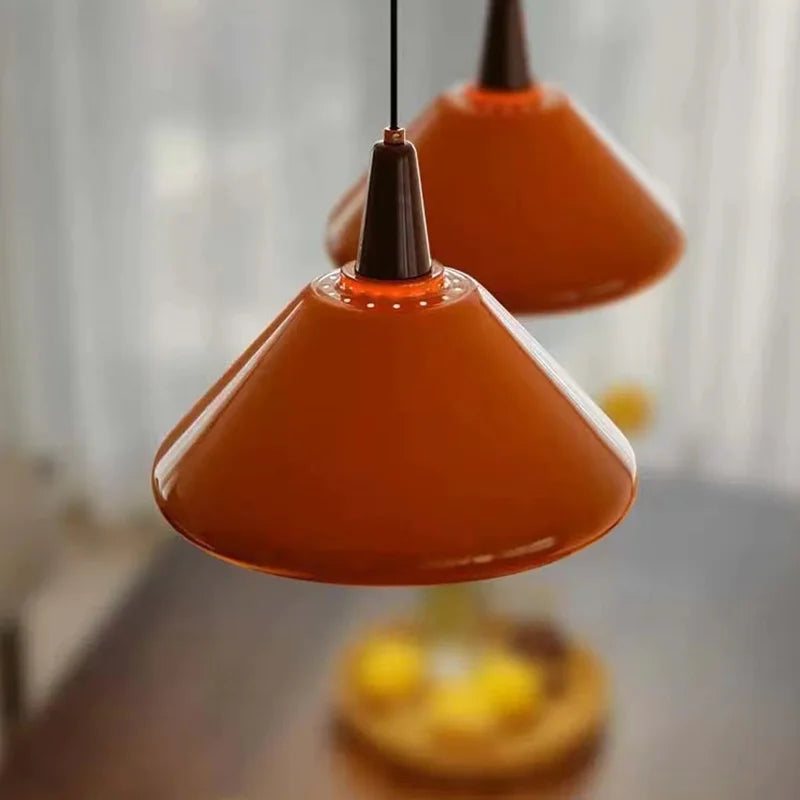 Title: Nordic Bauhaus LED Pendant Light: Infuse Your Space with Creative Simplicity