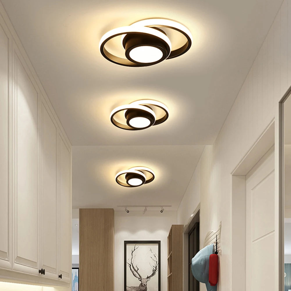 Energy-Saving LED Flush Mount Ceiling Fixture: Perfect for Bedroom and Bathroom