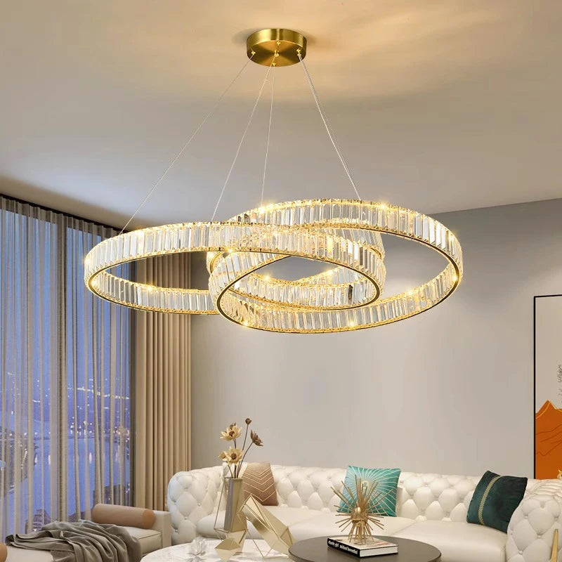 Modern Crystal Chandelier: Perfect as Living Room and Dining Room Pendant Lights