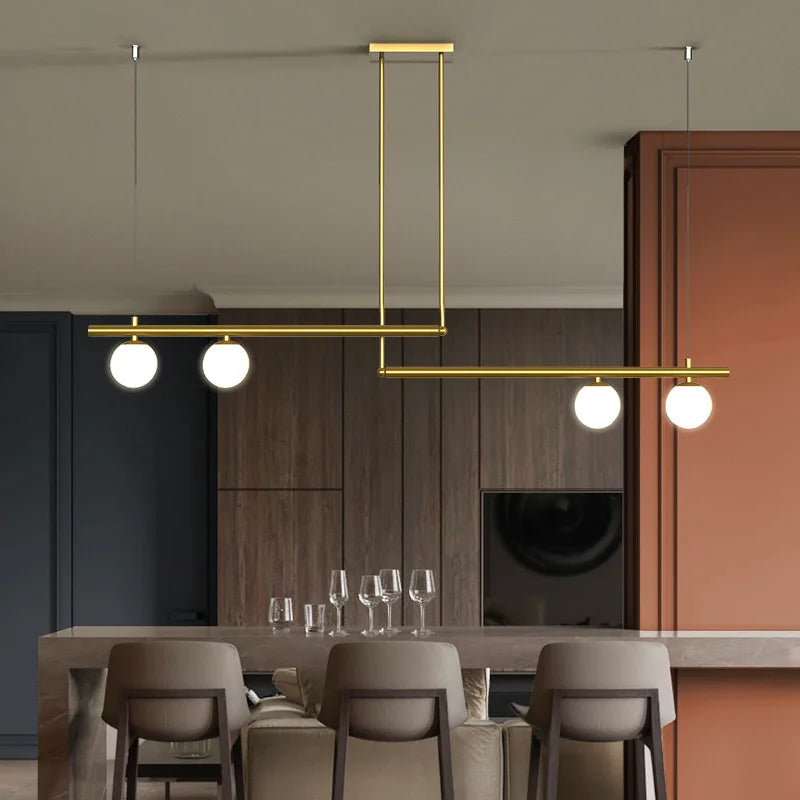 Modern Minimalist Living Room Chandelier - Stylish Pendant Light for Versatile Illumination