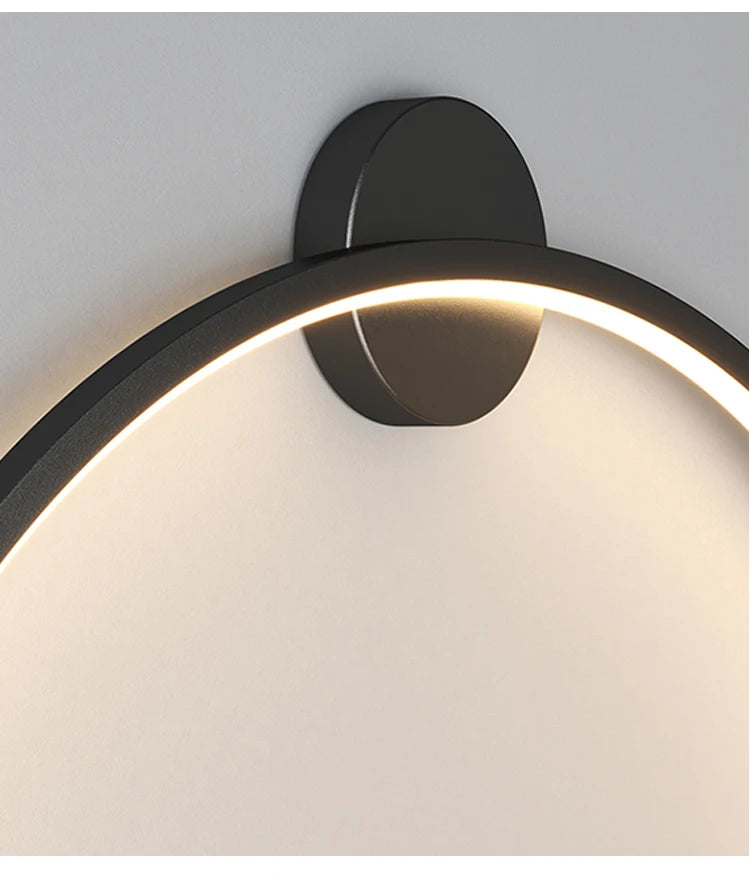 Modern Circle Background Decoration Lamp – LED Wall Light