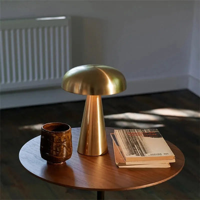 Luxury Portable Charging Table Lamp - European Style Gold Night Light