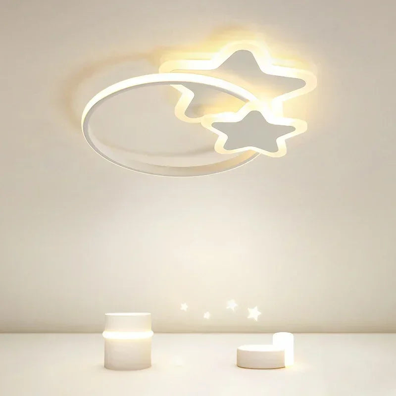 Contemporary LED Ceiling Lamp: Enhancing Children's Room and Beyond