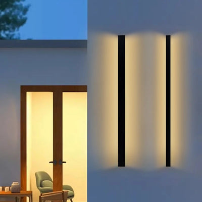 Modern Long Strip LED Wall Lamp – Outdoor Waterproof Lighting Solution