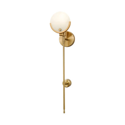 Modern Gold Marble Wall Lamp - Elegant LED Lighting Fixture for Various Indoor Spaces