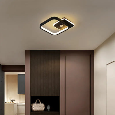 Modern Human PIR Motion Sensor LED Ceiling Lamp - Energy-Efficient Indoor Lighting Fixture for Bedroom, Corridor, and Home