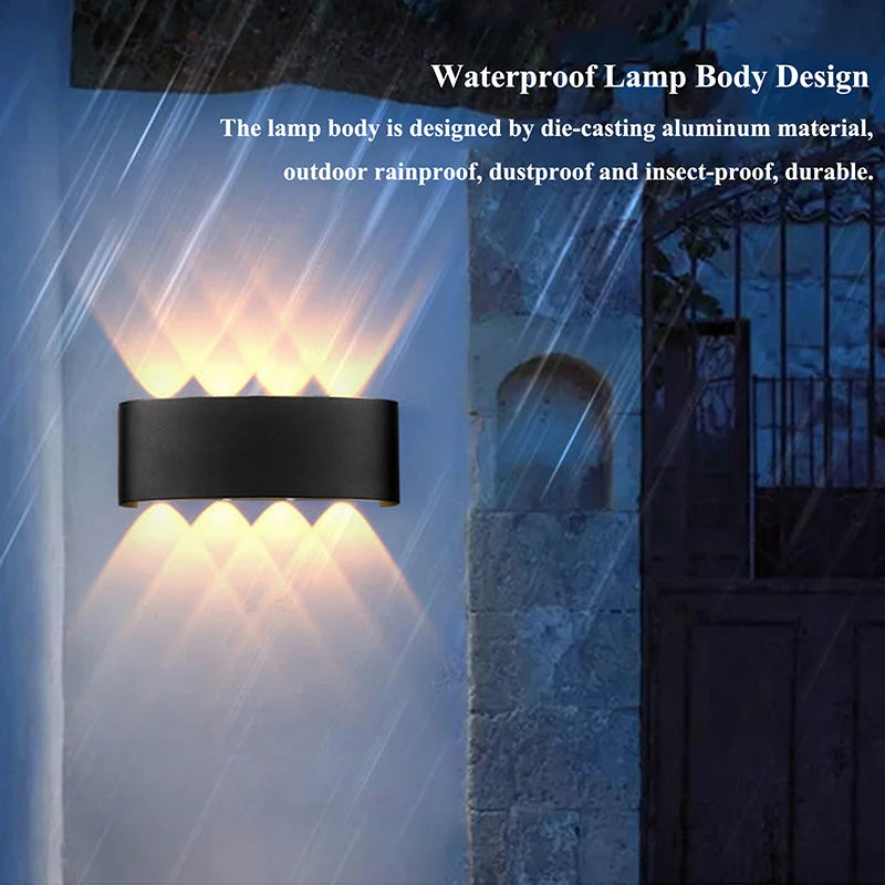 LED Wall Light – Waterproof Outdoor & Indoor Decor