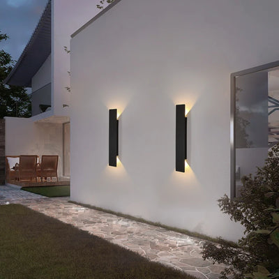 Modern LED Outdoor Waterproof Wall Lamps Up and Down Aluminum LED Wall Lights for Garden Porch Wall Sconce