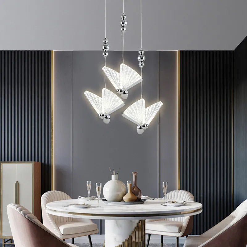 Butterfly LED Pendant Nordic Hanging Lamp Indoor Lights - Modern Lighting for Every Room